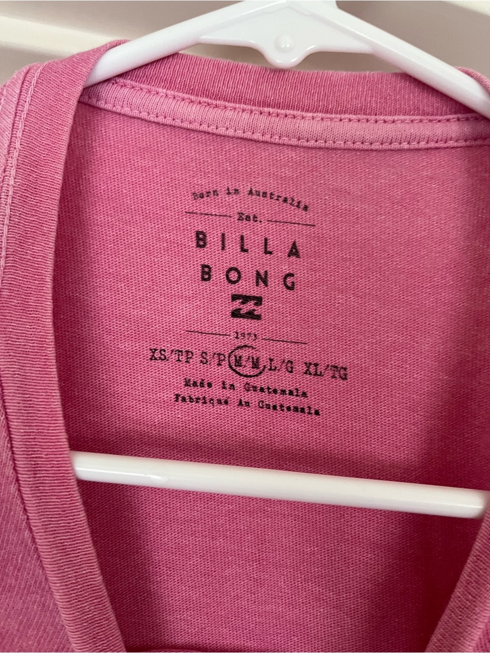 Billabong Pink Graphic Tee with Skeleton Design - Picture 3 of 4